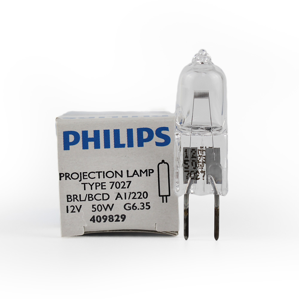 Philips 7027 BRL/BCD 12V 50W G6.35 Microscope lamp bulb 